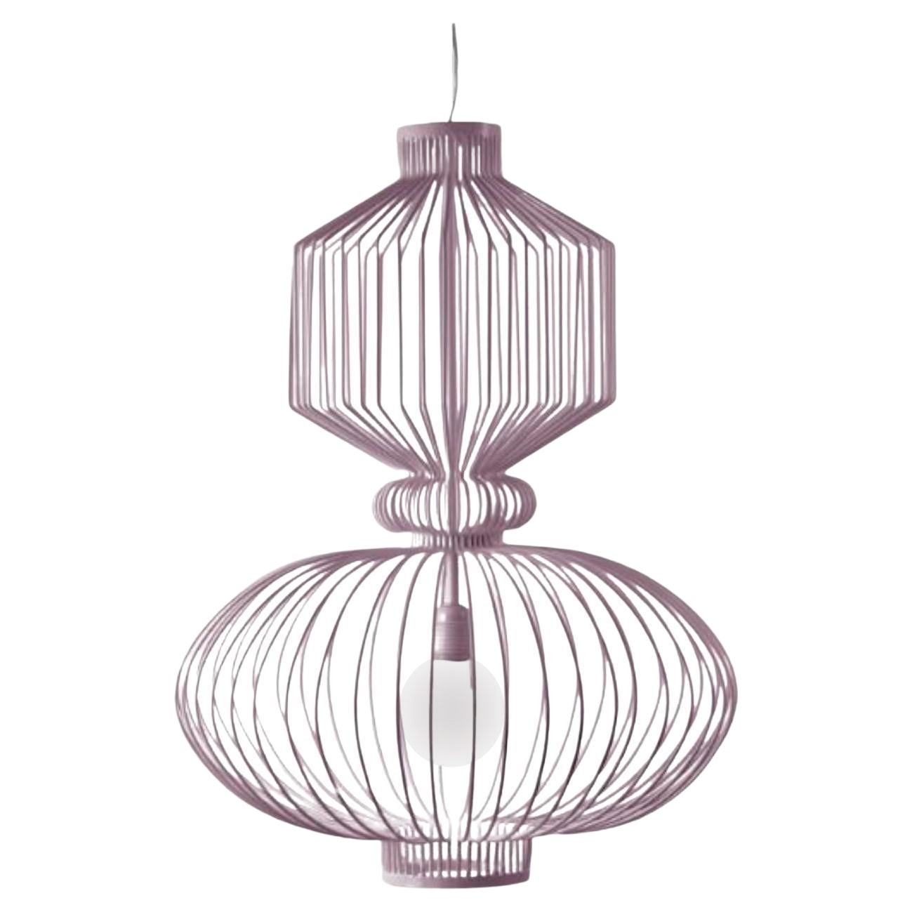 Lilac Revolution Suspension Lamp by Dooq For Sale