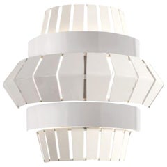 Ivory and Taupe Comb Wall Lamp by Dooq