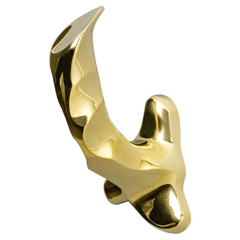 Door knob in solid brass model "Milà no.1" by Antoni Gaudi 20th century