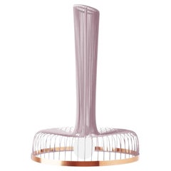 Lampe à suspension lilas Spider II avec anneau en cuivre de Dooq