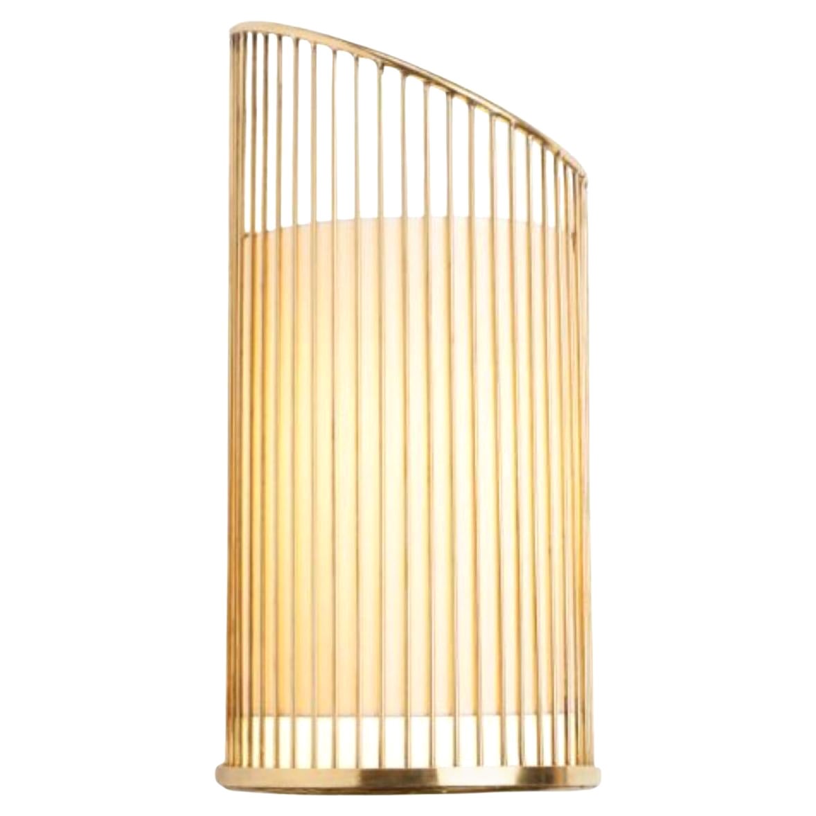 Brass New Spider Wall Lamp with Brass Ring by Dooq For Sale