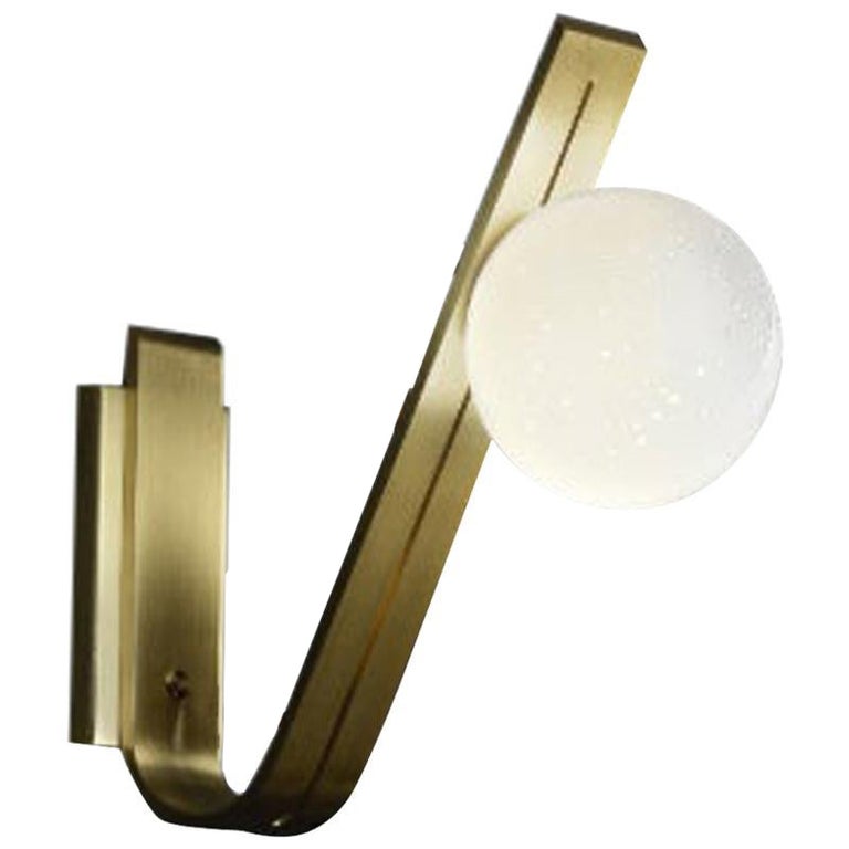 Daphne Brass Italian Sconce by Esperia For Sale at 1stDibs