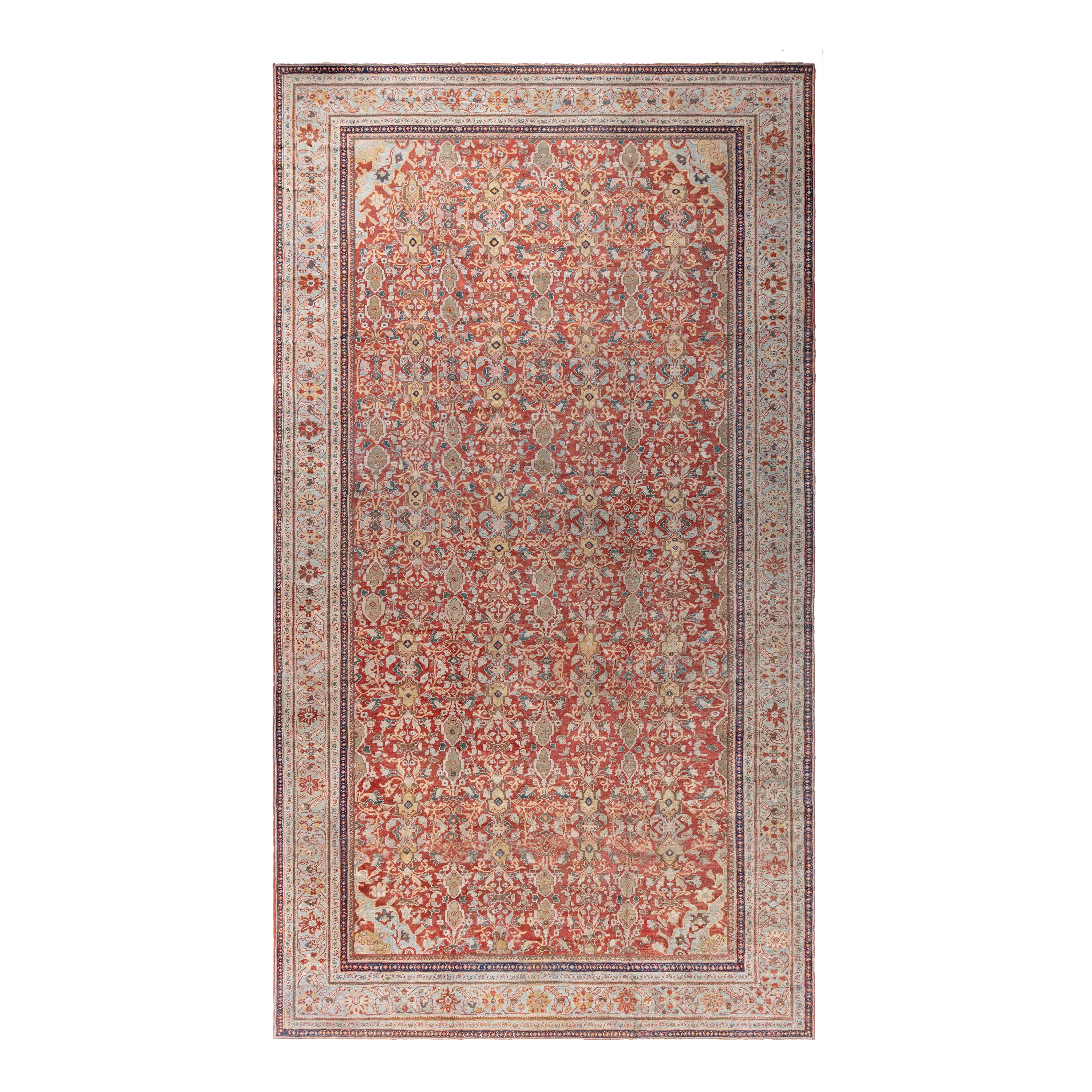 Antique Persian Sultanabad Rug For Sale