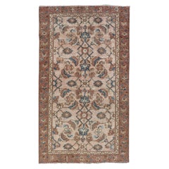 Antique Persian Hamadan Rug in Wool with All-Over Sub-Geometric Design