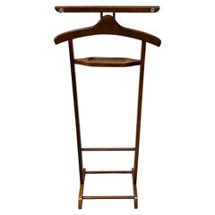 1960s Maple Wood Men’s Valet Stand