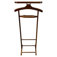 Retro 1960s Maple Wood Men’s Valet Stand