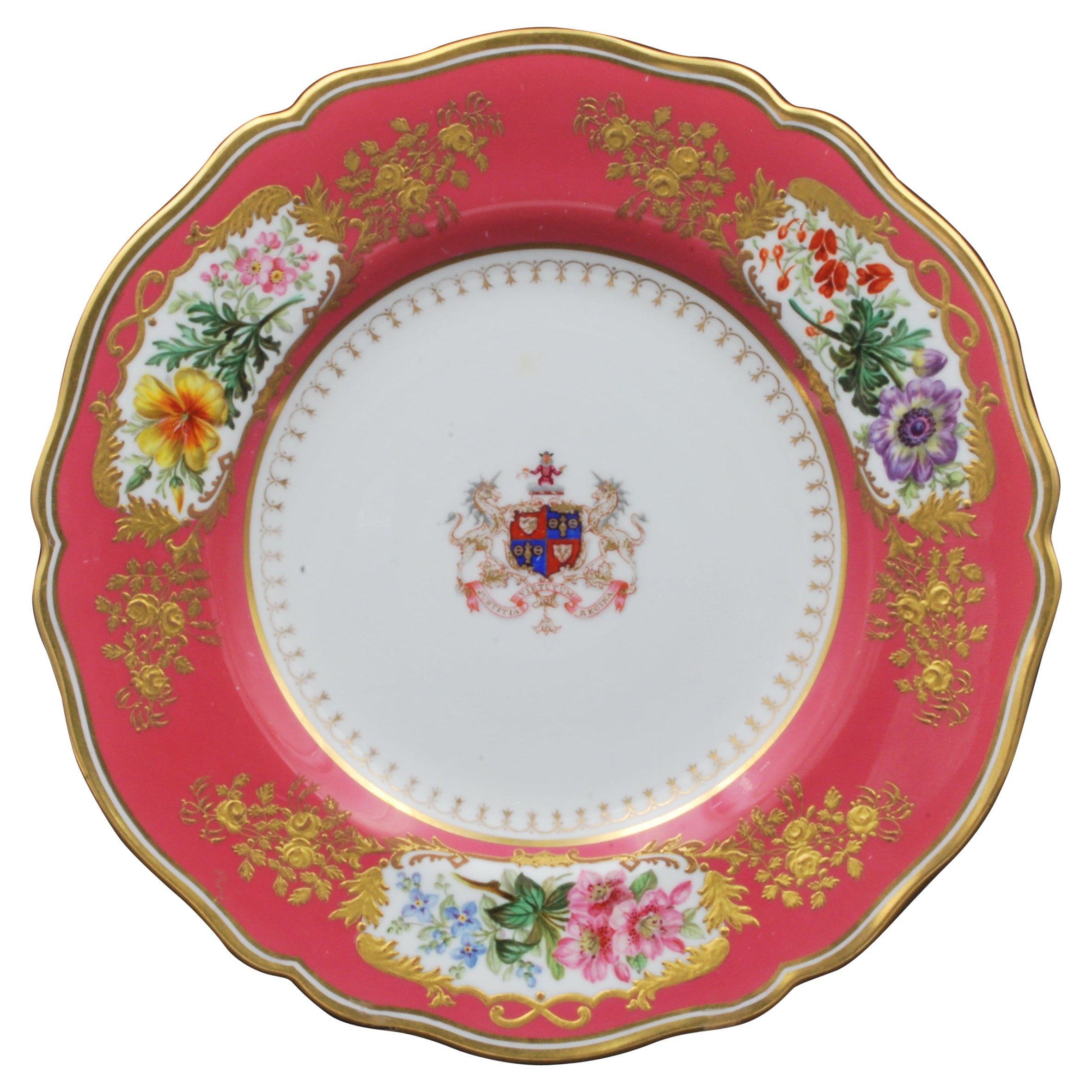 Armorial Plate for the Goldsmith's Company, Spode, C1900