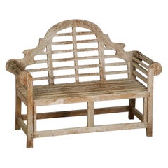 Lutyens Style Teak Garden Bench Seat from England