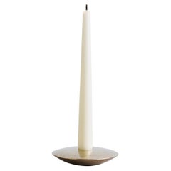 Contemporary Brass Candleholder, Henry Wilson