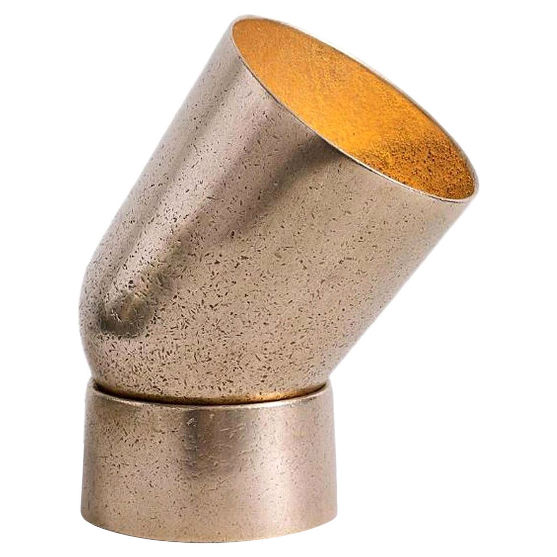 Contemporary Golden Bronze Spot Table Lamp by Henry Wilson