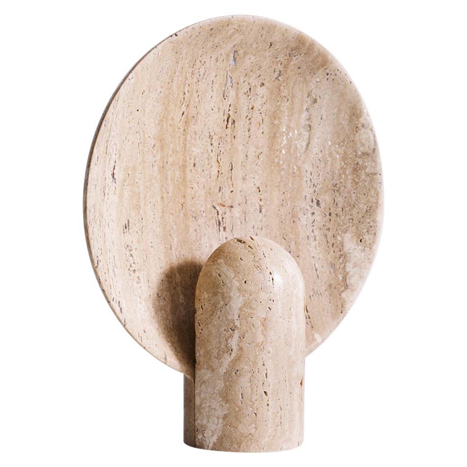 Classico Travertine Surface Sconce by Henry Wilson For Sale