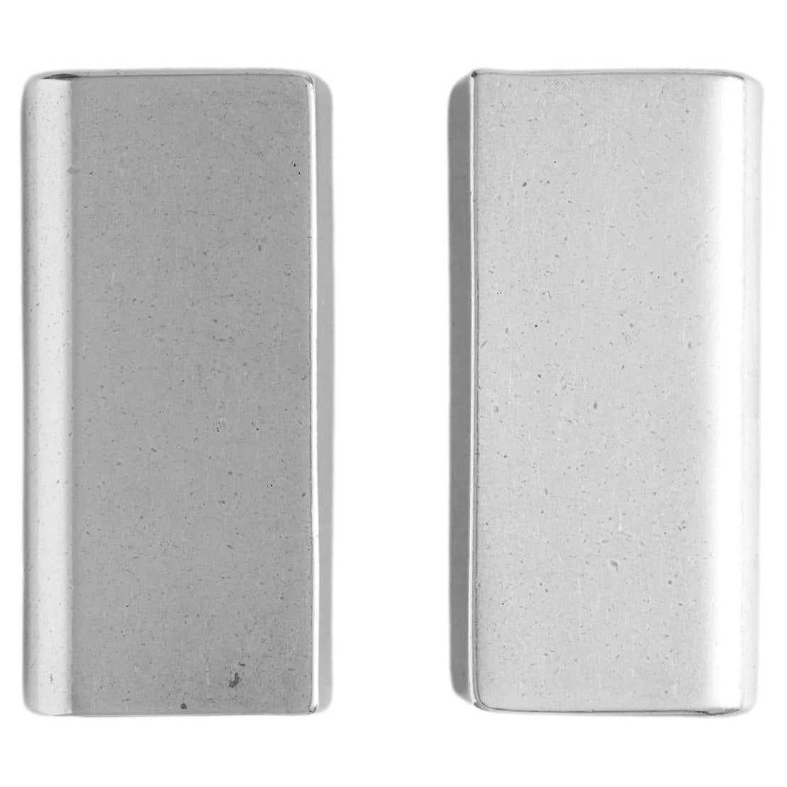 Set von 2 Aluminium-Mini-Kuppelgriffen aus Aluminium von Henry Wilson