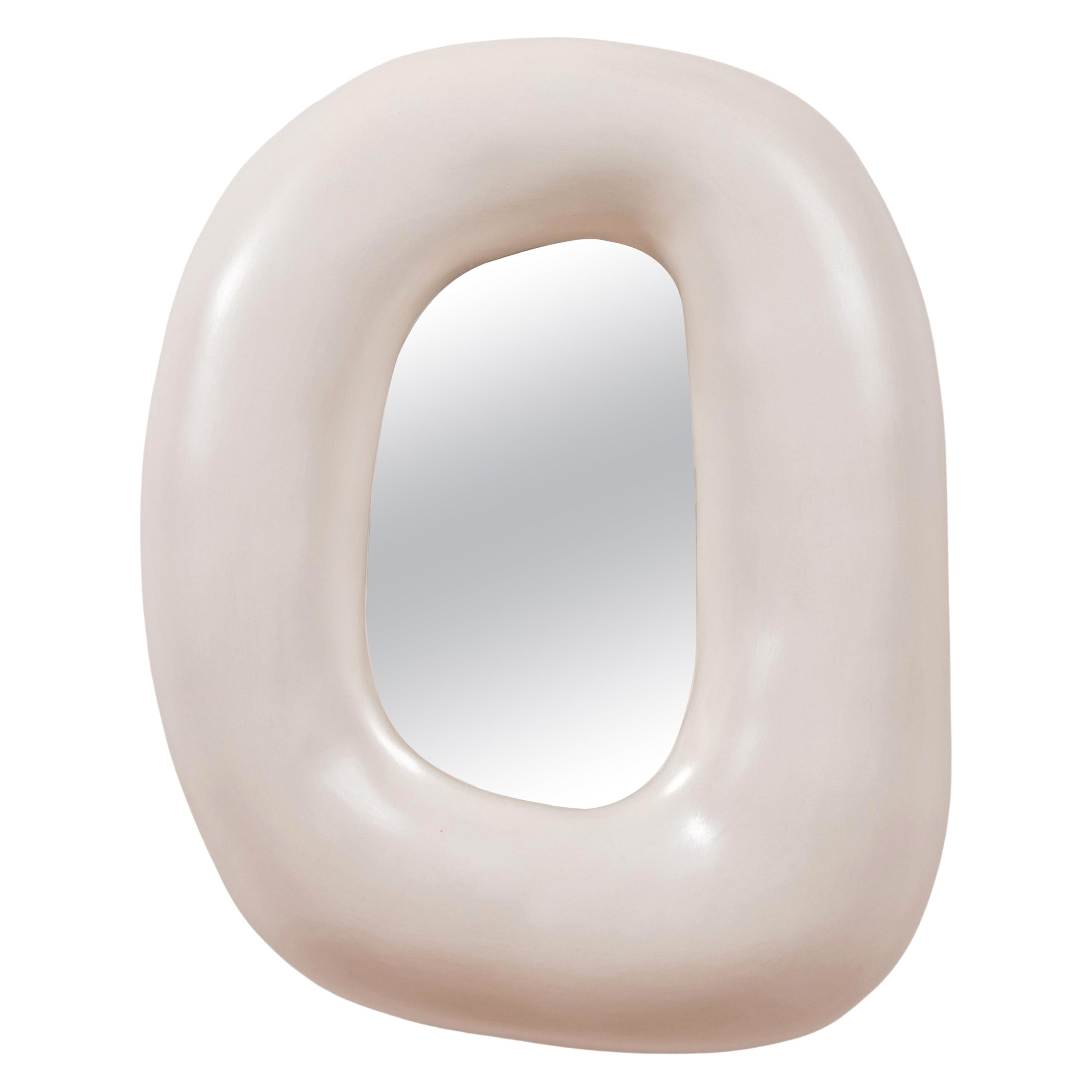 Aphrodyte White Mirror by Elsa Foulon For Sale