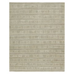 Rug & Kilim’s Abstract Rug in Beige and Grey Patterns