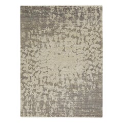 Tapis abstrait moderne de Rug & Kilim en motifs beige-marron et gris
