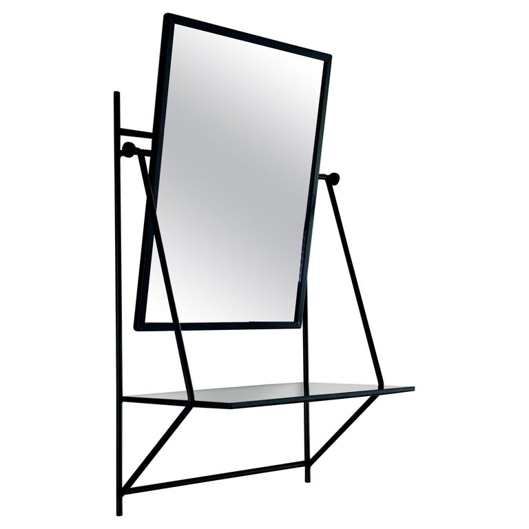 Paul McCobb Wall Mounted Mirror With Shelf For Bryce Originals For Sale ...
