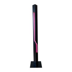 Sculptural Neon Torchiere Floor Lamp by Let There Be Neon for George Kovacs