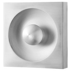 Verner Panton 'Spiegel' Wall or Ceiling Lamp in Brushed Aluminum for Verpan