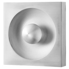 Verner Panton 'Spiegel' Wall or Ceiling Lamp in Brushed Aluminum for Verpan