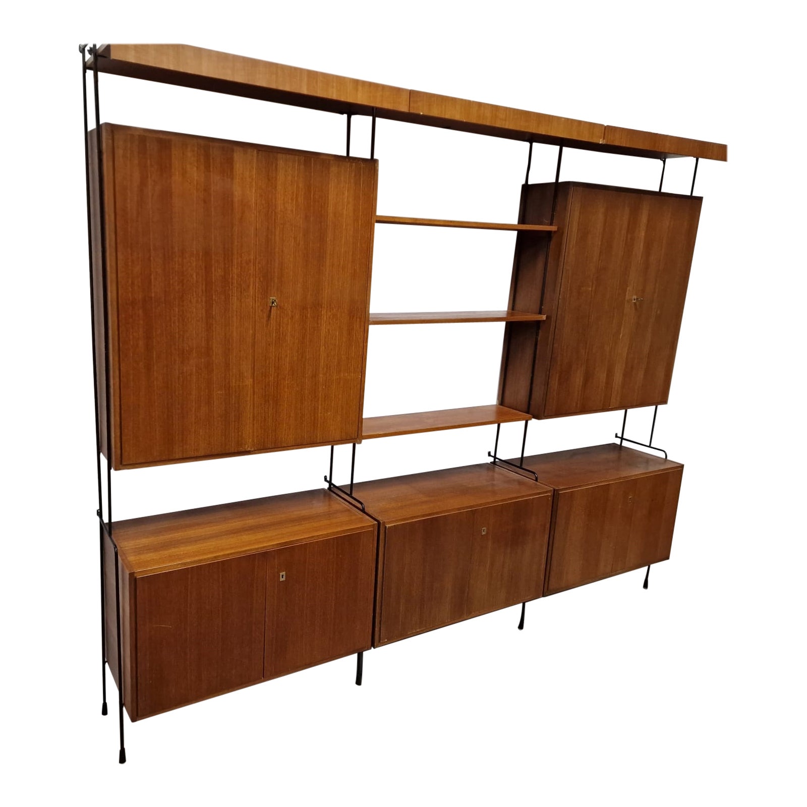 Mid Century Omnia Wall Unit by Ernst Dieter Hilker, 1960s  For Sale