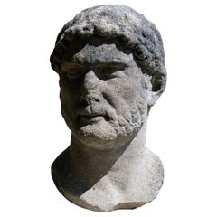 Sculpture Bust Stone Brutus