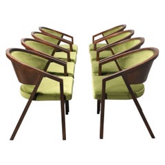 Ensemble de huit chaises de salle à manger «helton Mindel » de Peter Shelton et Lee Mindel 