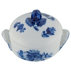 Royal Copenhagen Blue Flower braided sugar bowl.