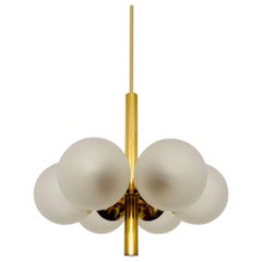 Brass chandelier from Kaiser Leuchten