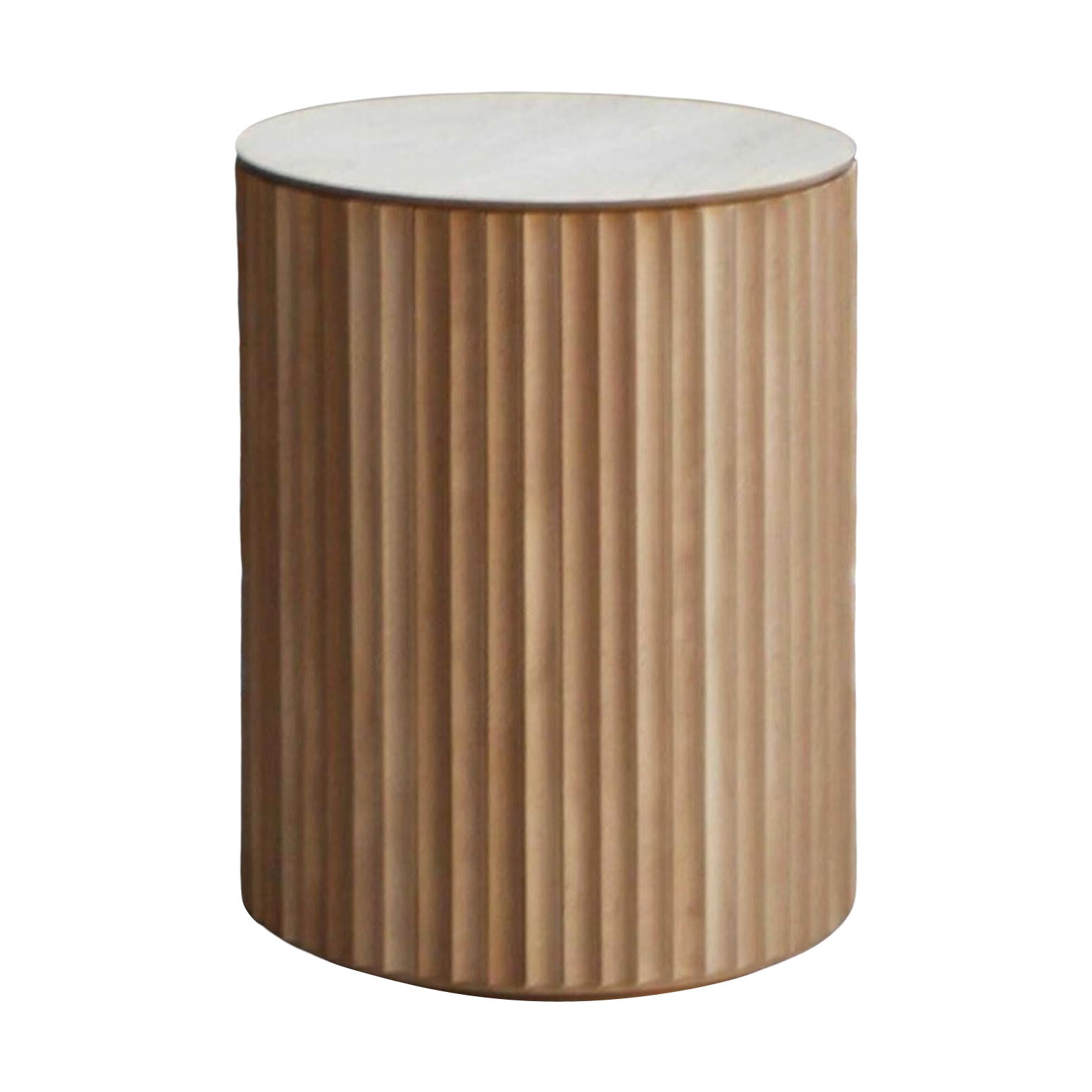 Pilar End Table by Indo Made For Sale