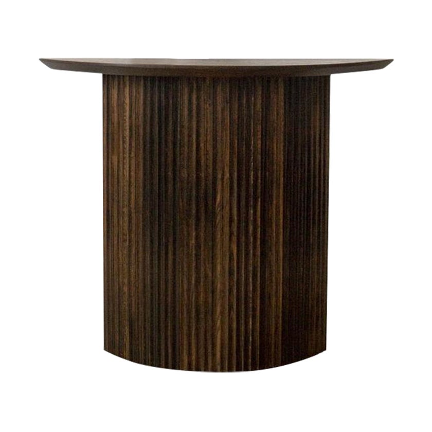 Pilar Demilune Console Table by Indo Made For Sale