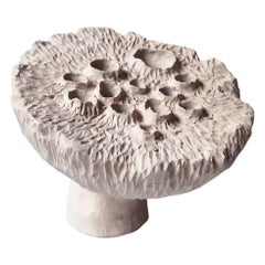 Stoneware Lotus Pod by Jan Ernst