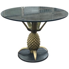 Maison Jansen Brass Pineapple Table 1970´s