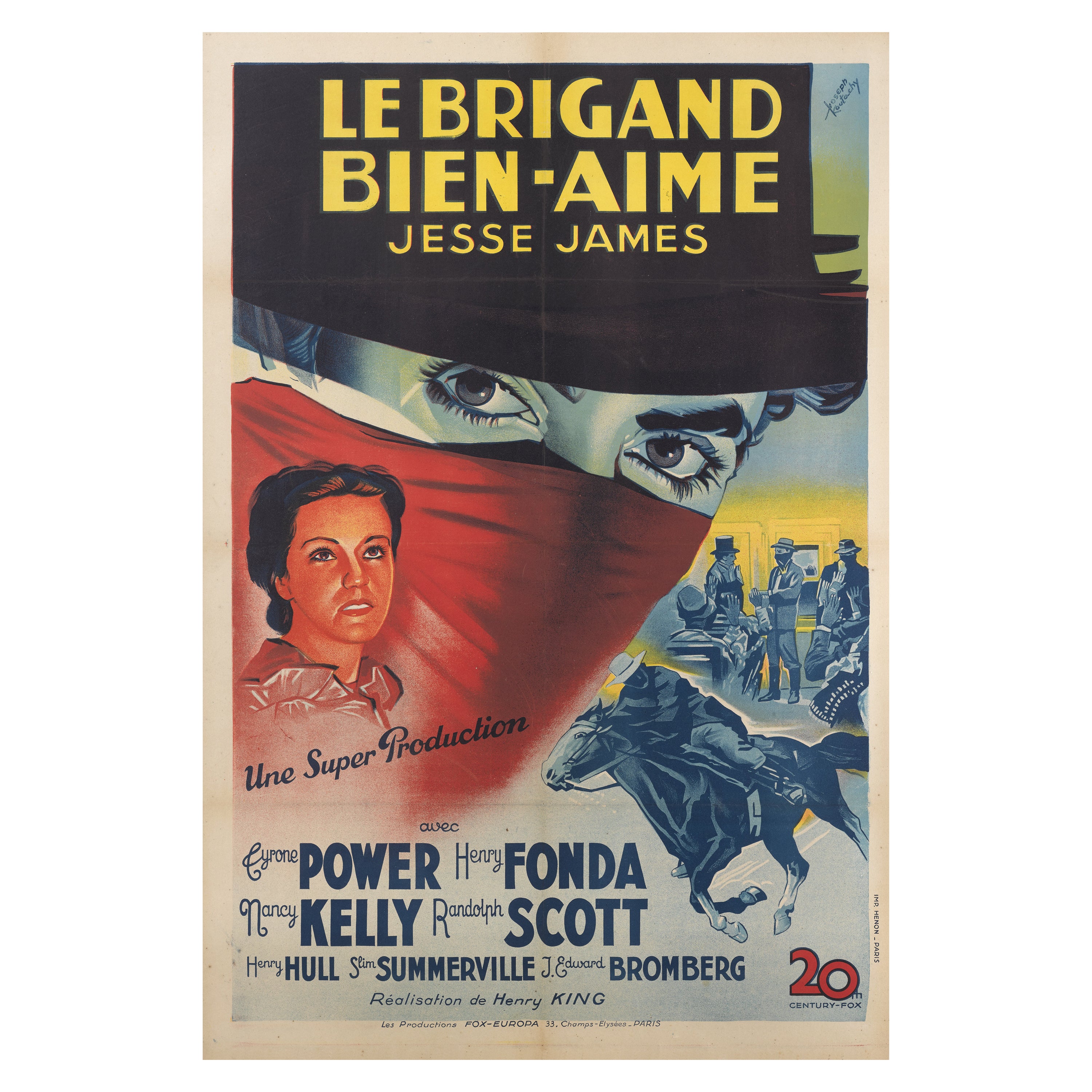 Jesse James / Le Brigand bien-Aime For Sale