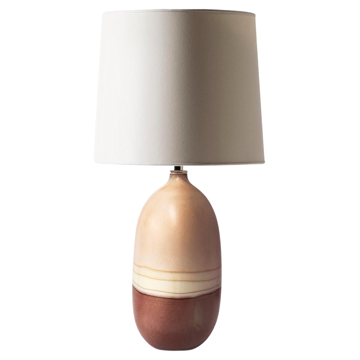 Lampe Mercury en sable et rouille d'Elyse Graham