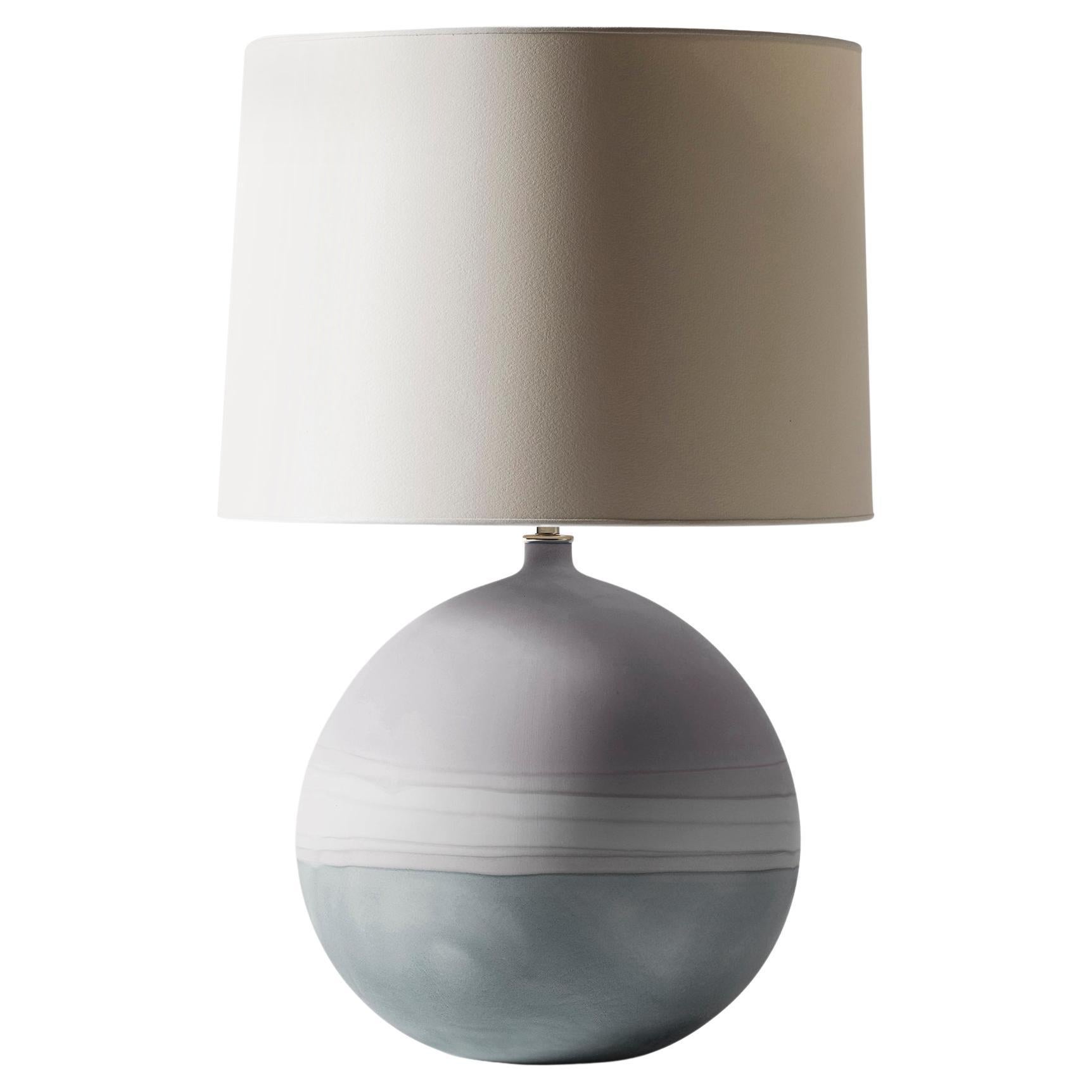 Jupiter Lamp in Grey Ombré by Elyse Graham For Sale