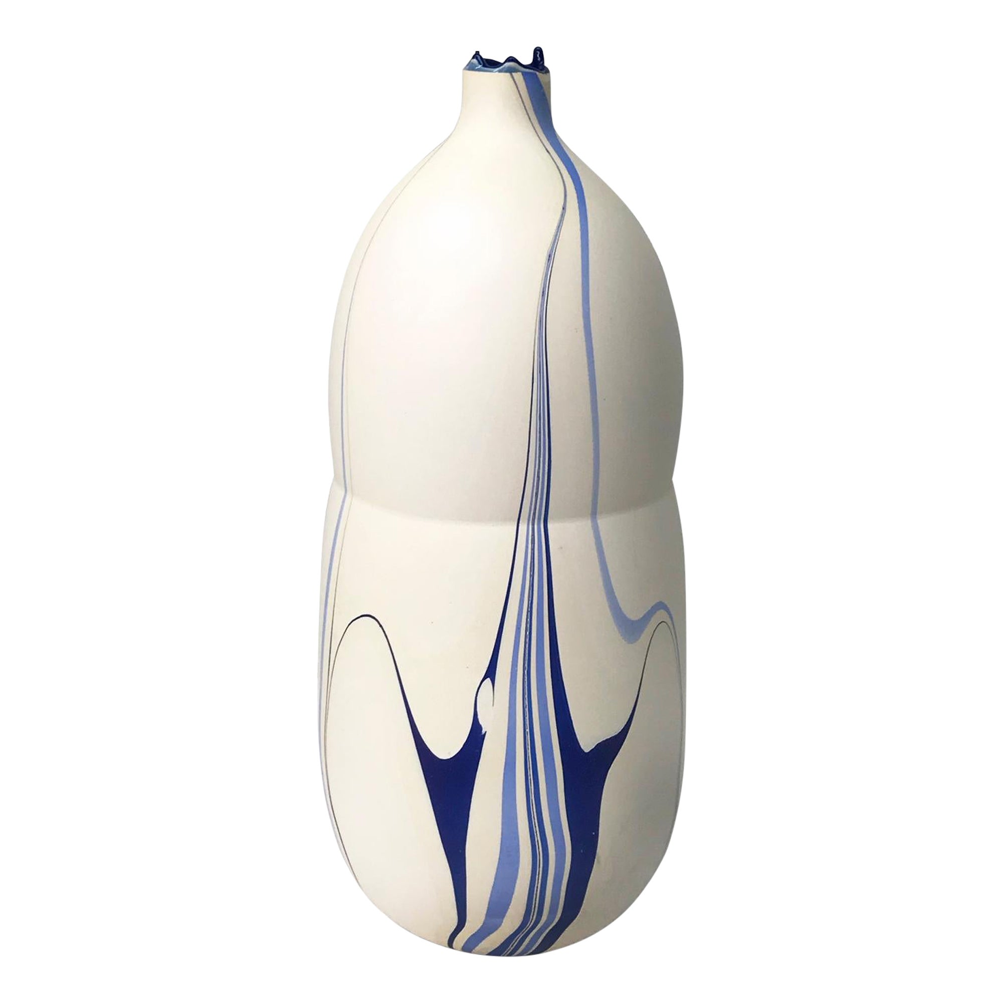 Mimas Hourglass Hydro Vase by Elyse Graham For Sale
