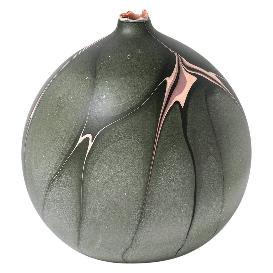 Amazon Round Hydro Vase by Elyse Graham For Sale