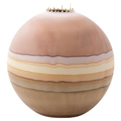 Jupiter-Vase in Rost und Umber von Elyse Graham