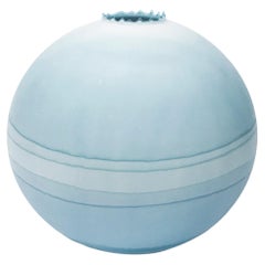 Blaue Ombre Jupiter-Vase von Elyse Graham
