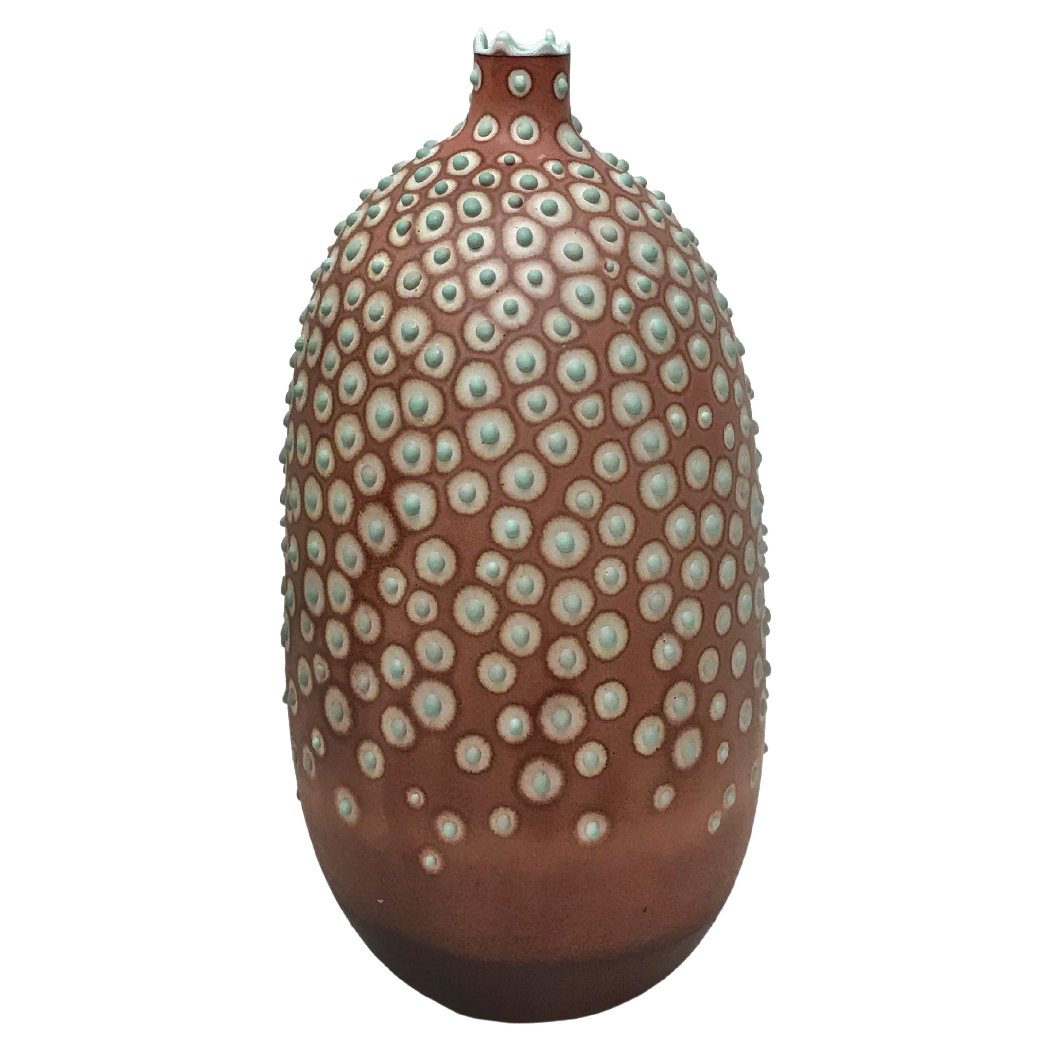 Walnut Huxley Vase by Elyse Graham For Sale