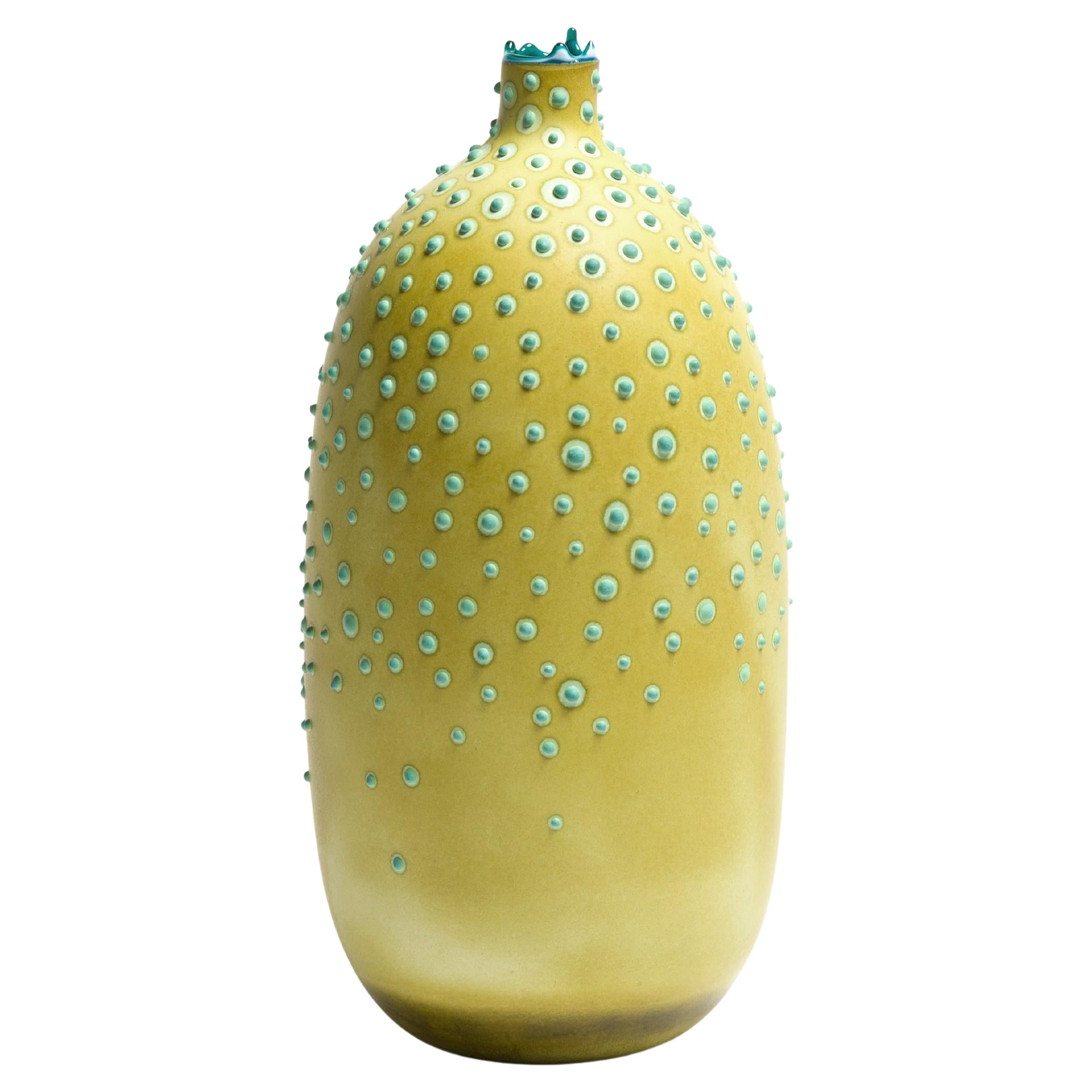 Lichen Huxley Vase by Elyse Graham For Sale
