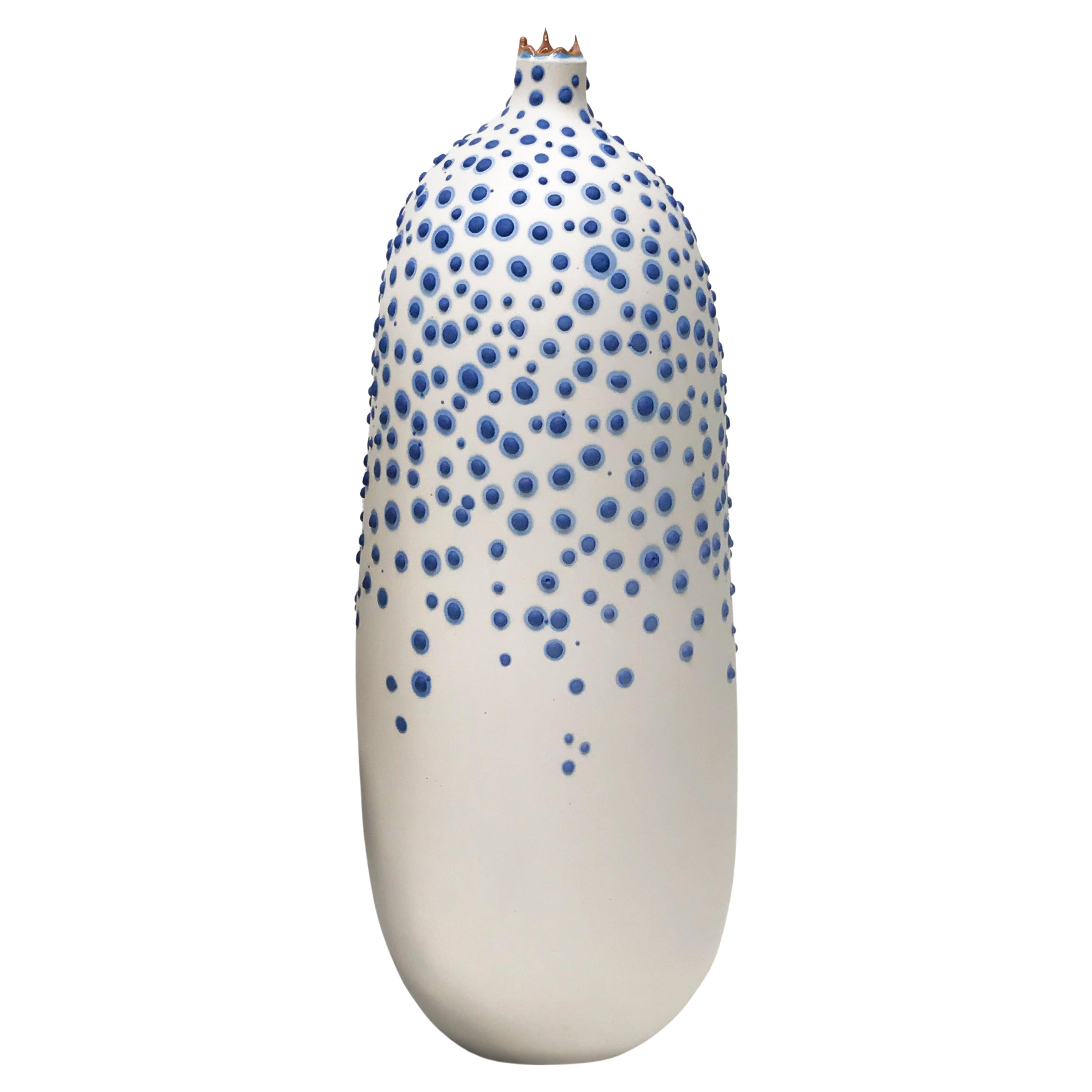 Frost Dubos Vase by Elyse Graham For Sale