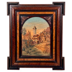 Johann Adelhard Mosaik Handgefertigte Holzeinlegearbeit