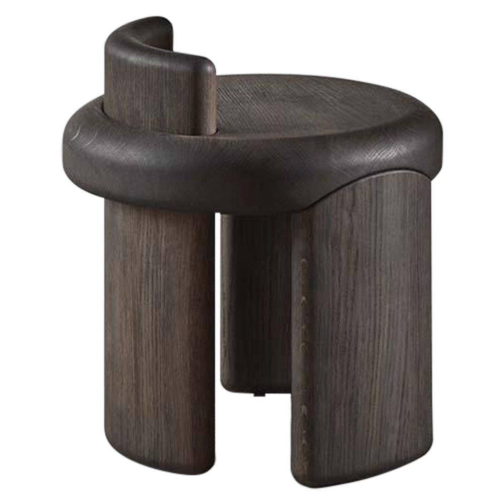 Kafa stool in oak For Sale