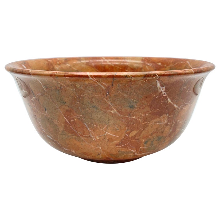 Large Antique Marble Bowl, Italy, Around 1910 For Sale at 1stDibs