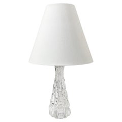 20th Century Swedish Vintage Orrefors Glass Table, Desk Light by Carl Fagerlund