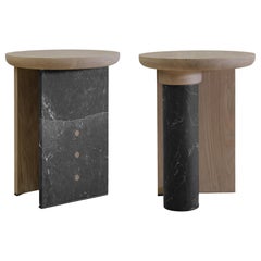 Set of 2 Antropología Side Tables by Raúl De La Cerda