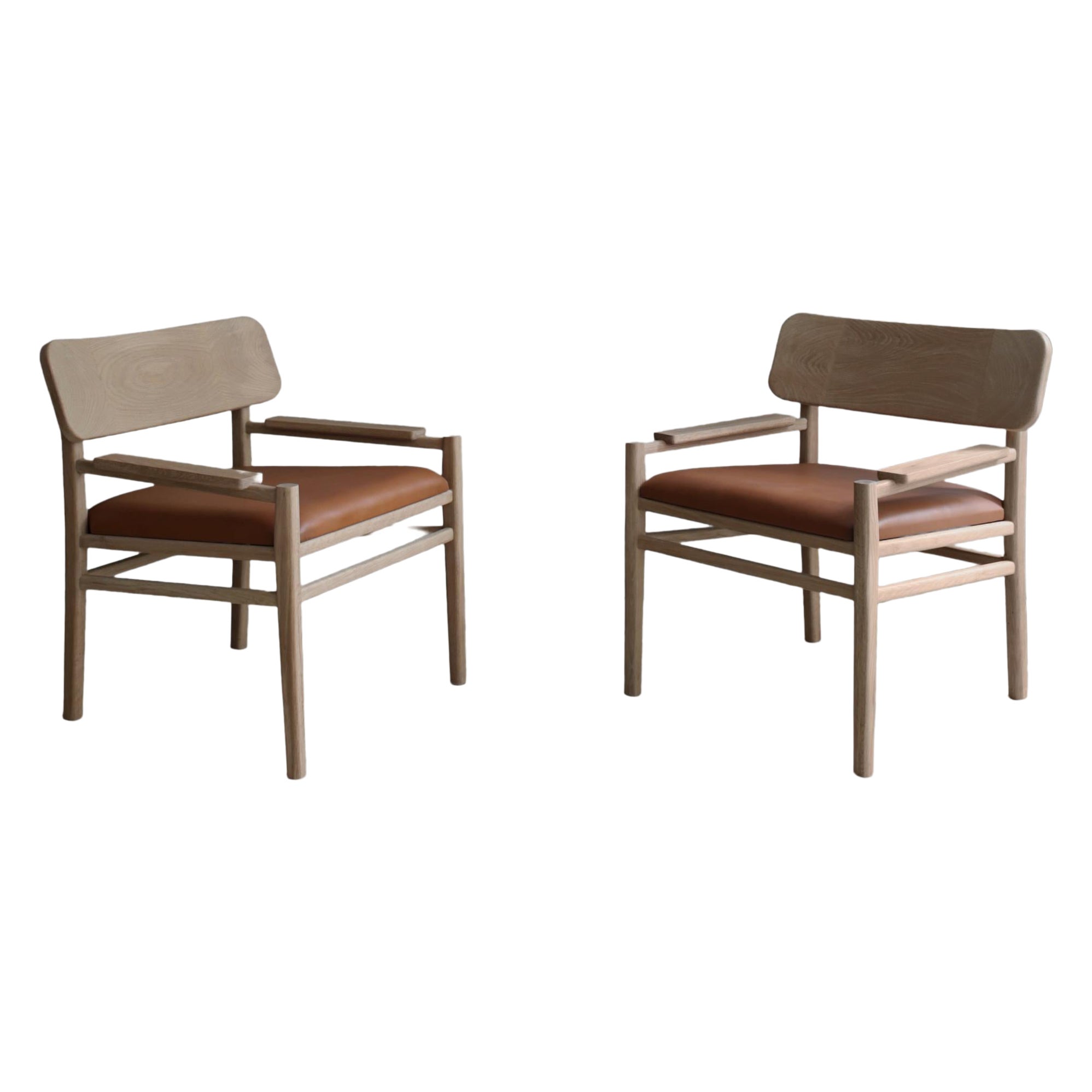 Set of 2 XVI Décima Sexta Lounge Chairs by Joel Escalona