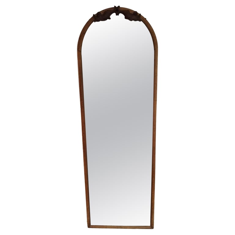 Large century oak mirror For Sale at 1stDibs