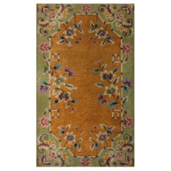 Antique 1920s Chinese Art Deco Carpet ( 4' x 6'6'' - 122 x 198 )